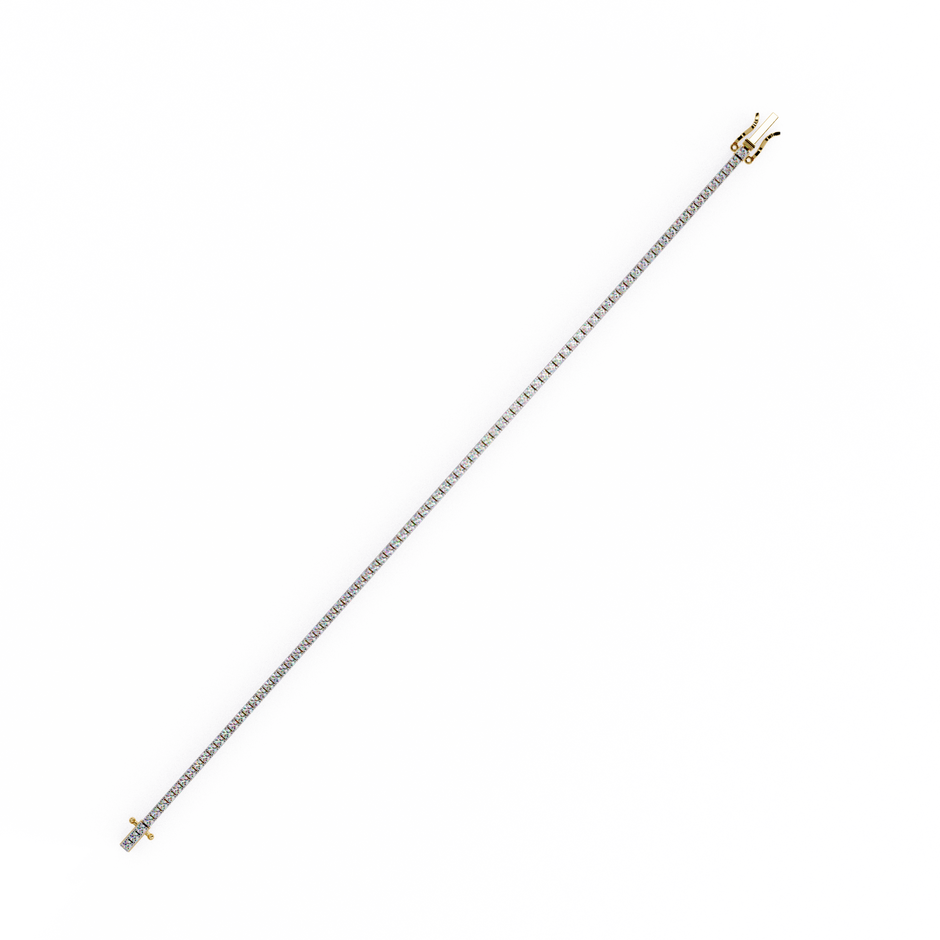 Rivière Grand Diamond Bracelet in 10k–18k Gold