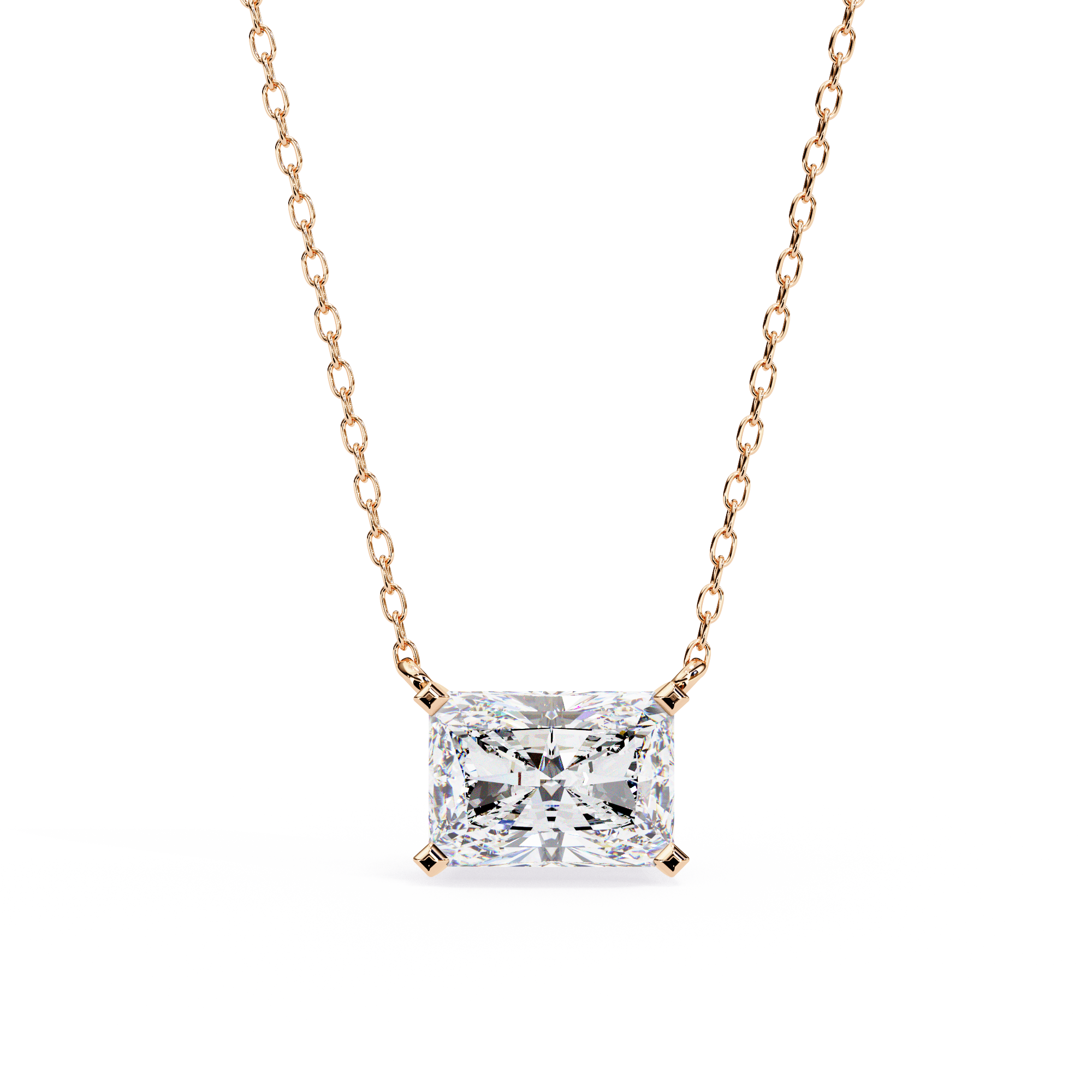 Petite Cross Diamond Pendant