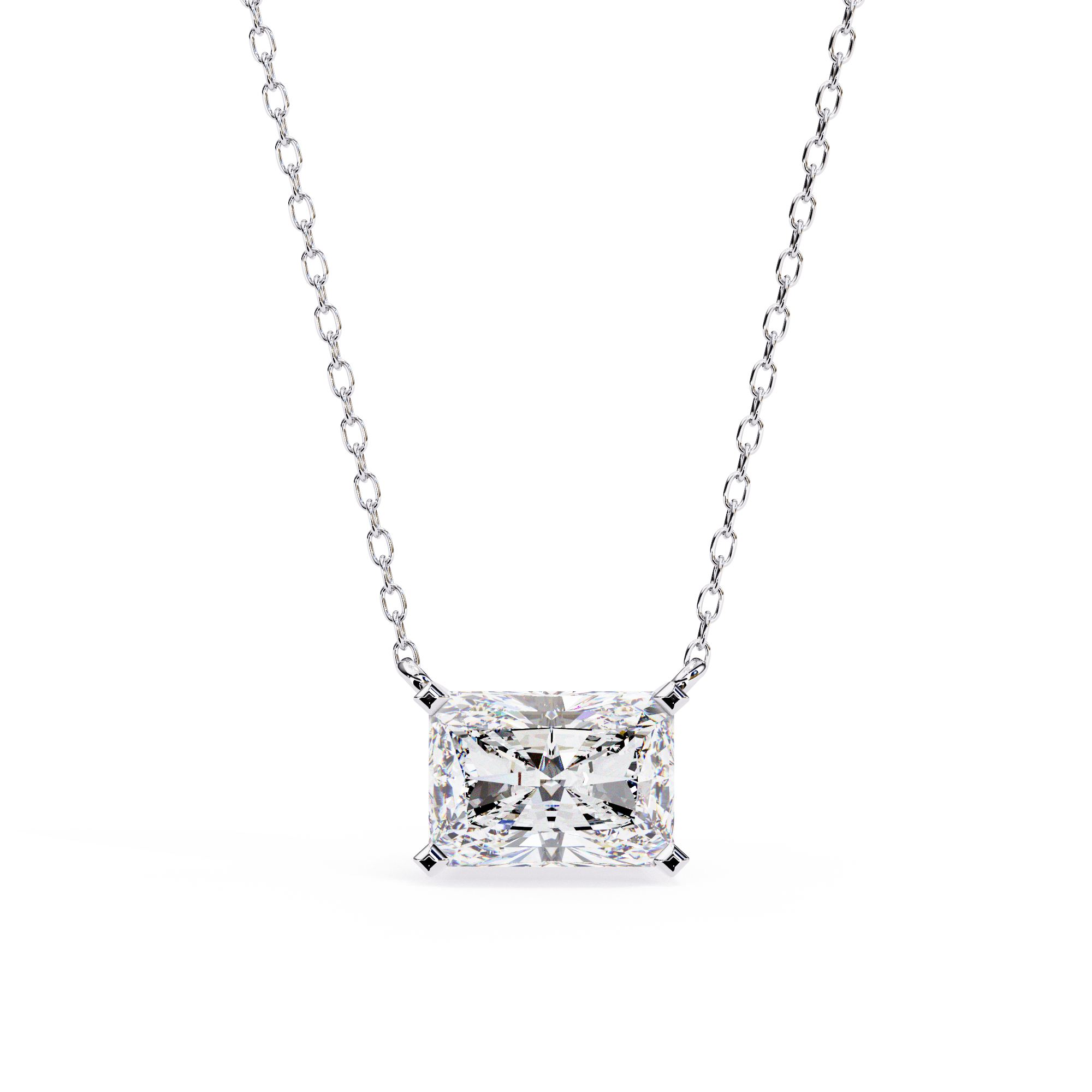Petite Cross Diamond Pendant