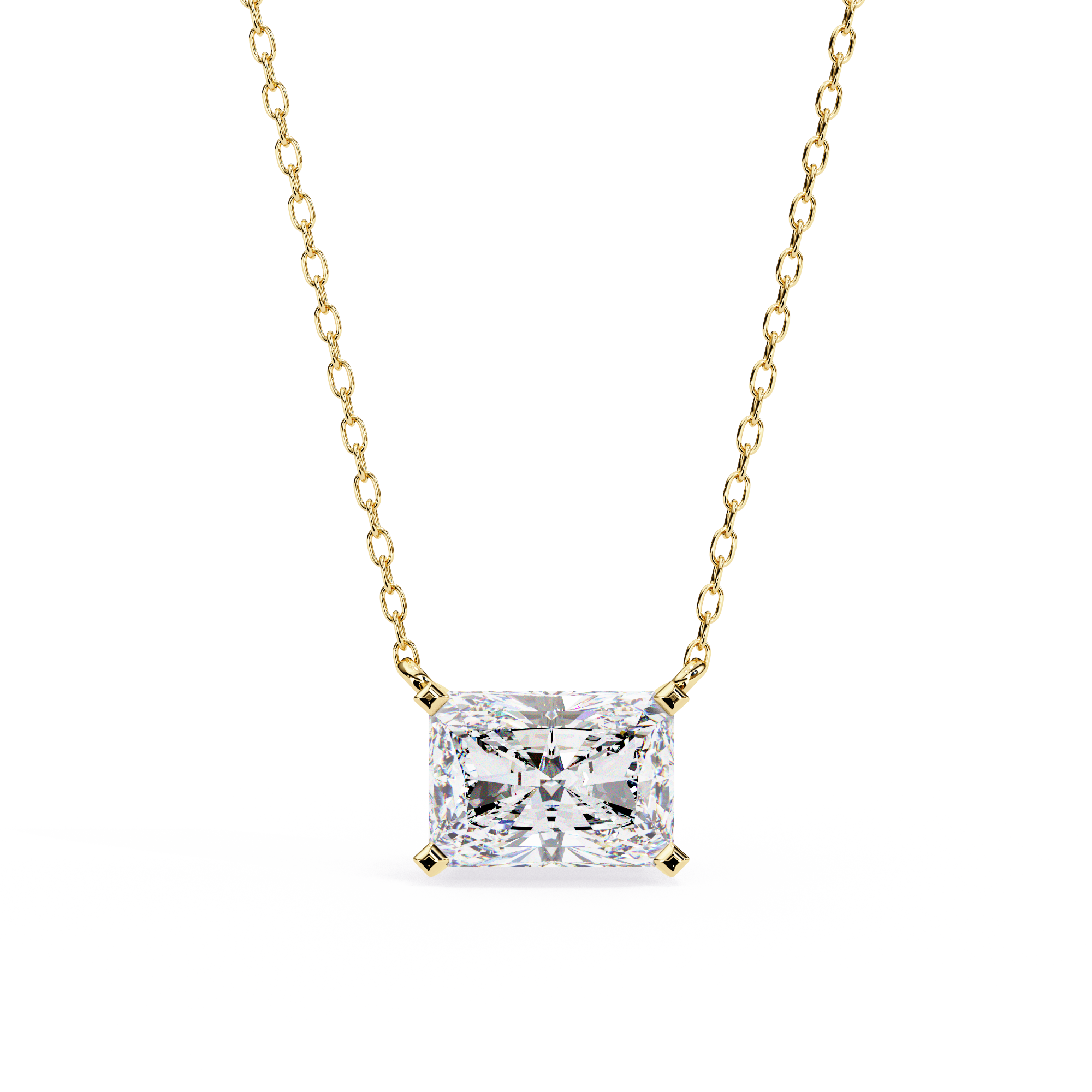 Petite Cross Diamond Pendant