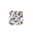 Brilliance Channel-Set Diamond Stud Earrings — 10k–18k Gold