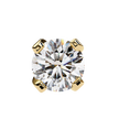 Brilliance Channel-Set Diamond Stud Earrings — 10k–18k Gold