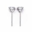 Brilliance Channel-Set Diamond Stud Earrings — 10k–18k Gold