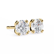 Brilliance Channel-Set Diamond Stud Earrings — 10k–18k Gold