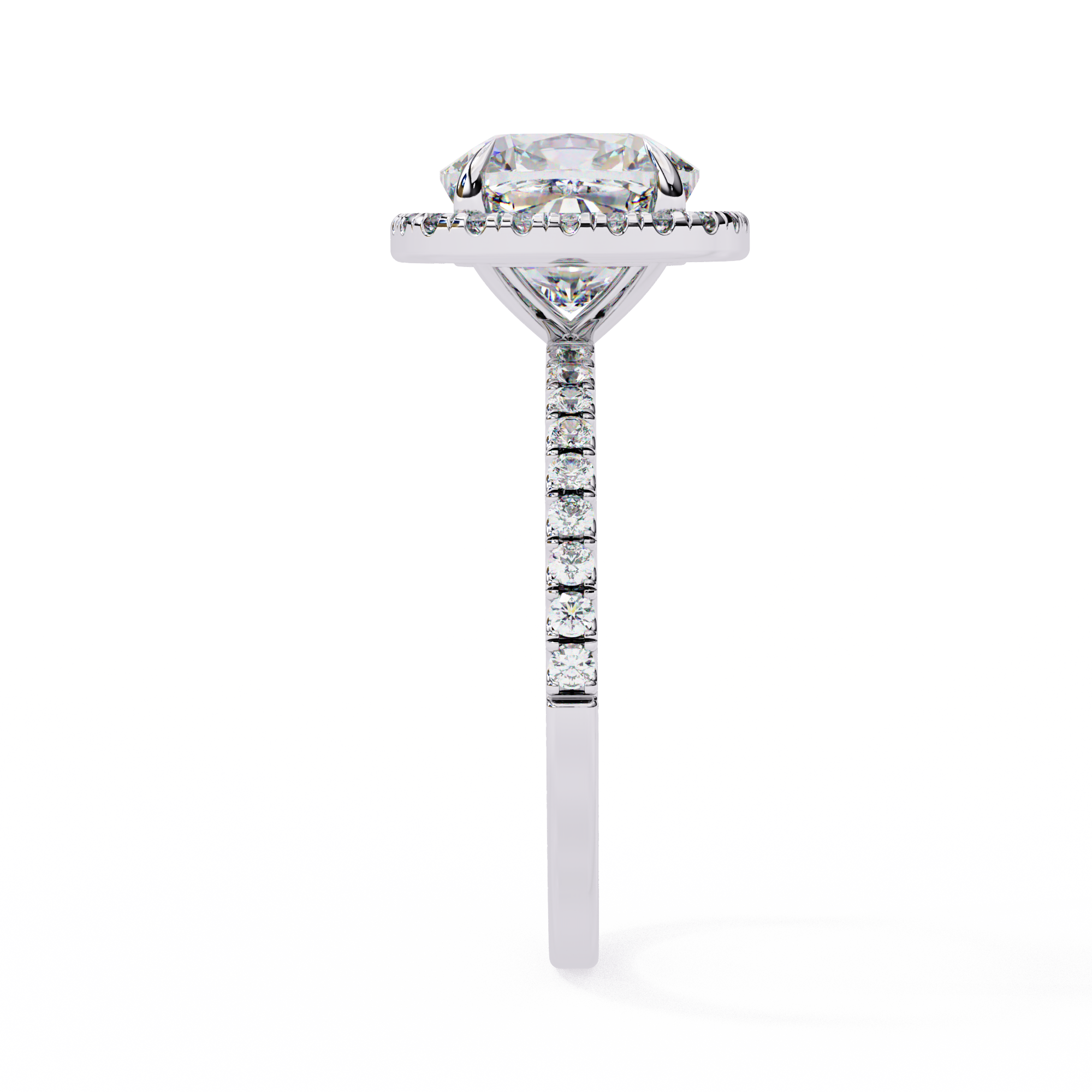 Round Brilliant Diamond Solitaire Ring in 10k–18k Gold