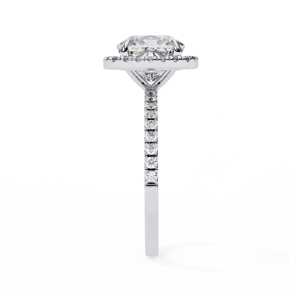 Round Brilliant Diamond Solitaire Ring in 10k–18k Gold