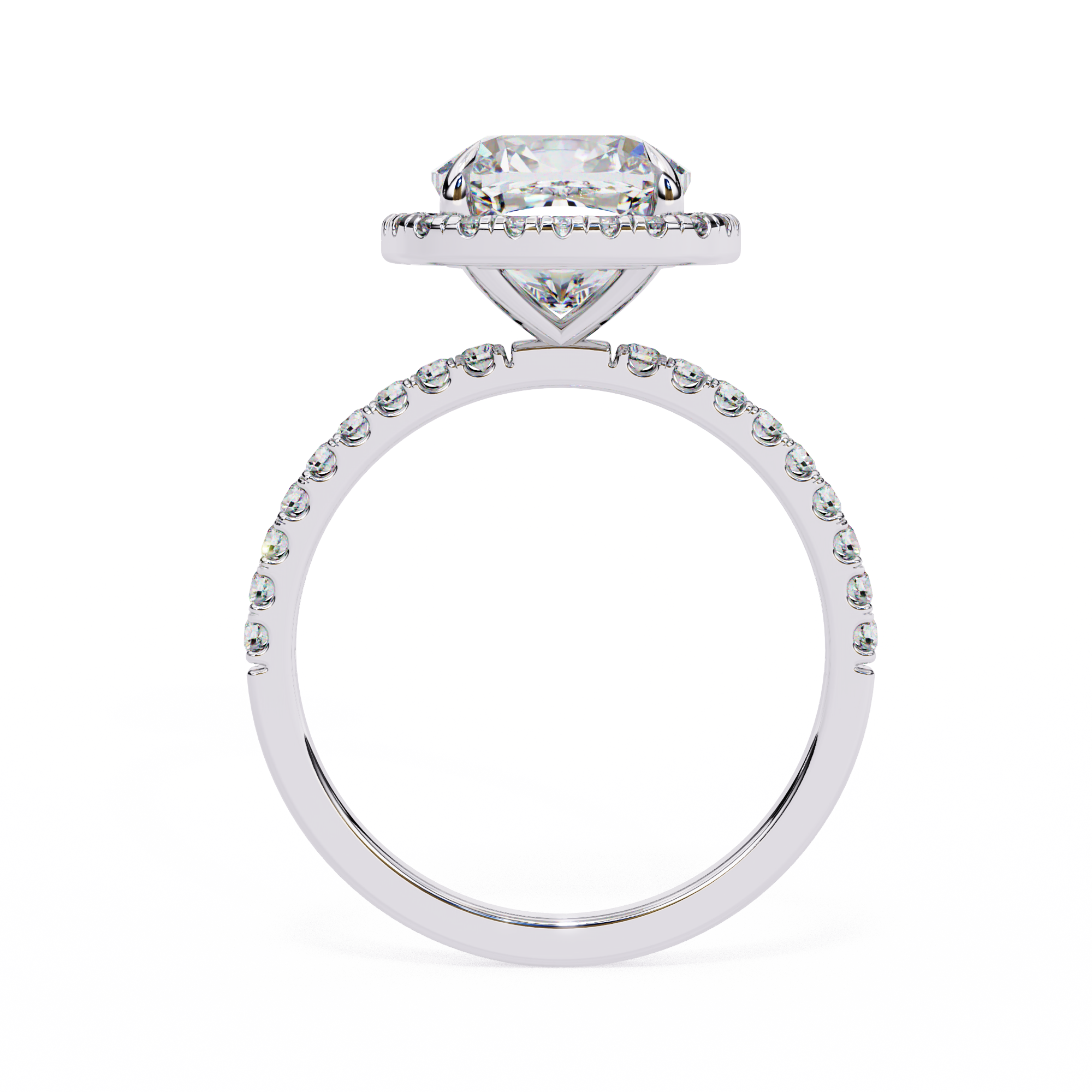 Round Brilliant Diamond Solitaire Ring in 10k–18k Gold