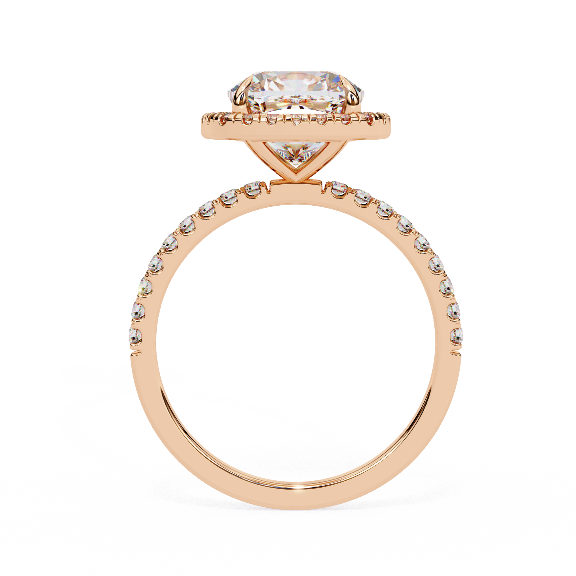 Round Brilliant Diamond Solitaire Ring in 10k–18k Gold