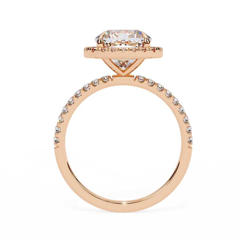 Round Brilliant Diamond Solitaire Ring in 10k–18k Gold