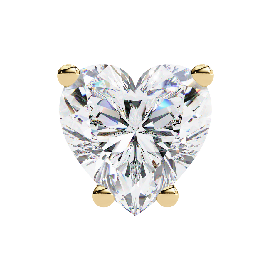 Lumina Star Pavé Diamond Stud Earrings — 10k–18k Gold