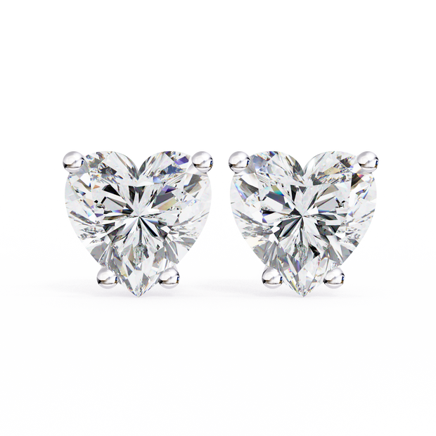 Lumina Star Pavé Diamond Stud Earrings — 10k–18k Gold