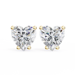 Lumina Star Pavé Diamond Stud Earrings — 10k–18k Gold