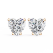 Lumina Star Pavé Diamond Stud Earrings — 10k–18k Gold