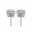 Lumina Star Pavé Diamond Stud Earrings — 10k–18k Gold