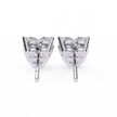 Lumina Star Pavé Diamond Stud Earrings — 10k–18k Gold