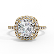 Round Brilliant Diamond Solitaire Ring in 10k–18k Gold