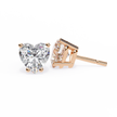 Lumina Star Pavé Diamond Stud Earrings — 10k–18k Gold
