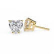Lumina Star Pavé Diamond Stud Earrings — 10k–18k Gold