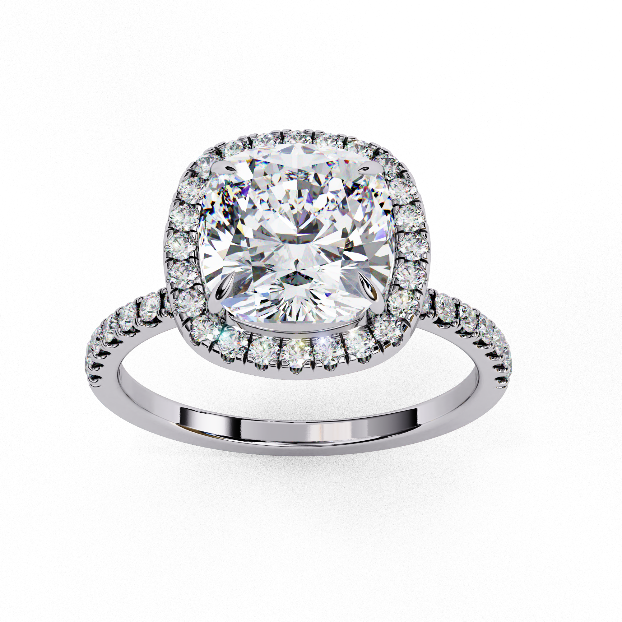 Round Brilliant Diamond Solitaire Ring in 10k–18k Gold