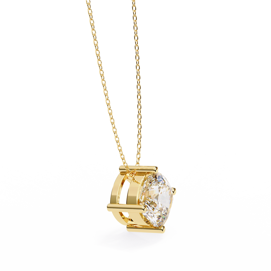 Elongated Pavé Bar Pendant