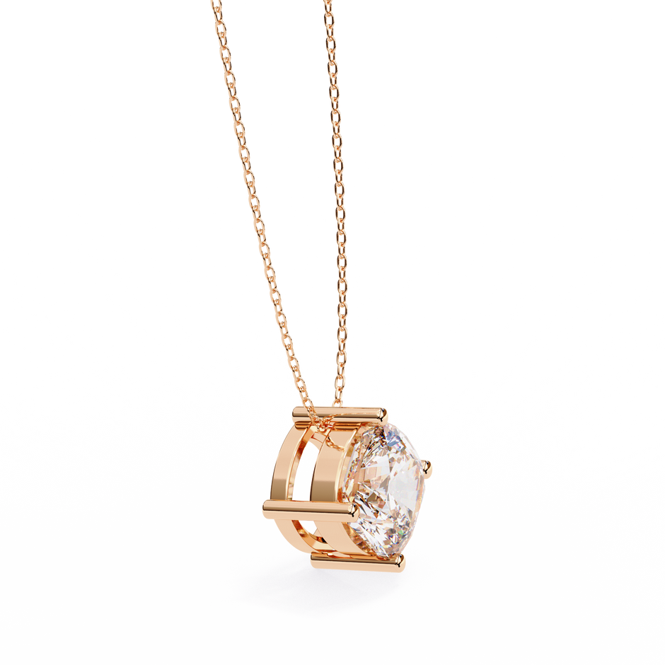 Elongated Pavé Bar Pendant