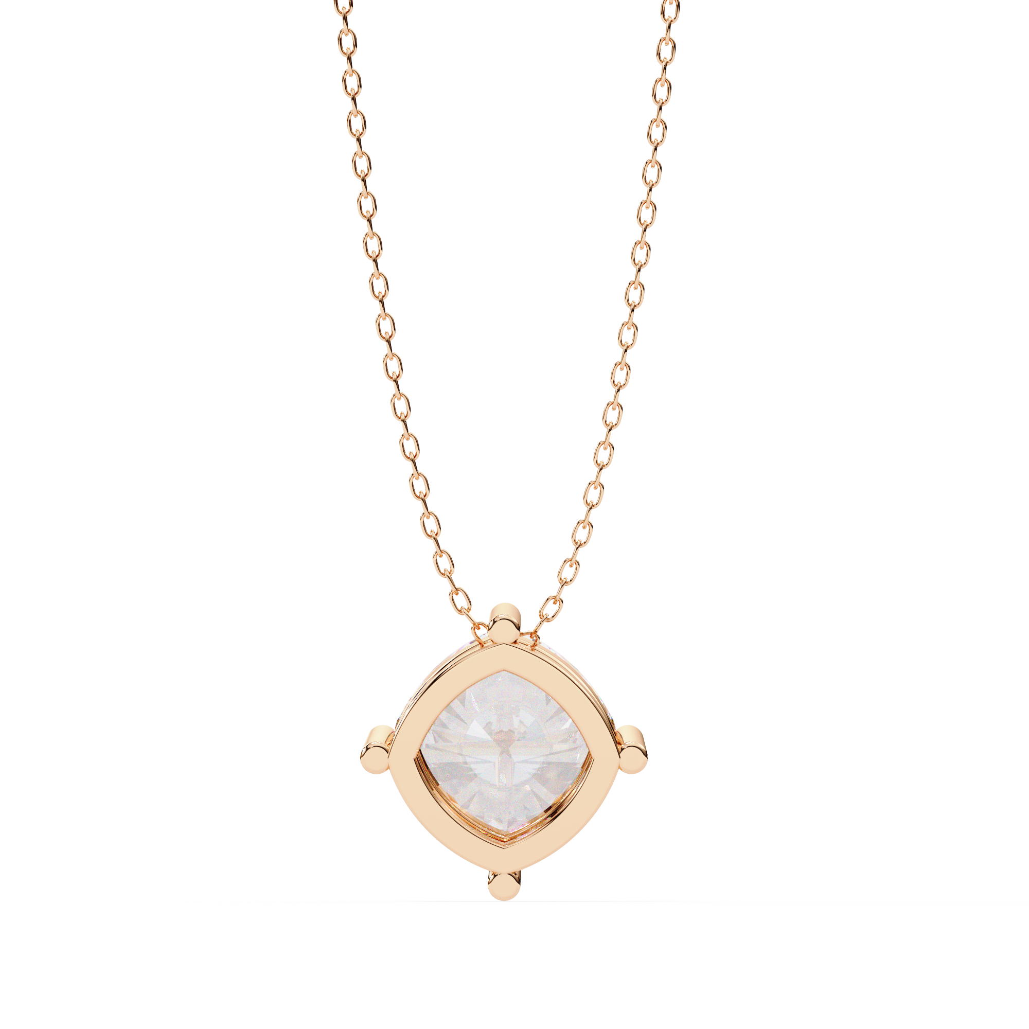 Elongated Pavé Bar Pendant