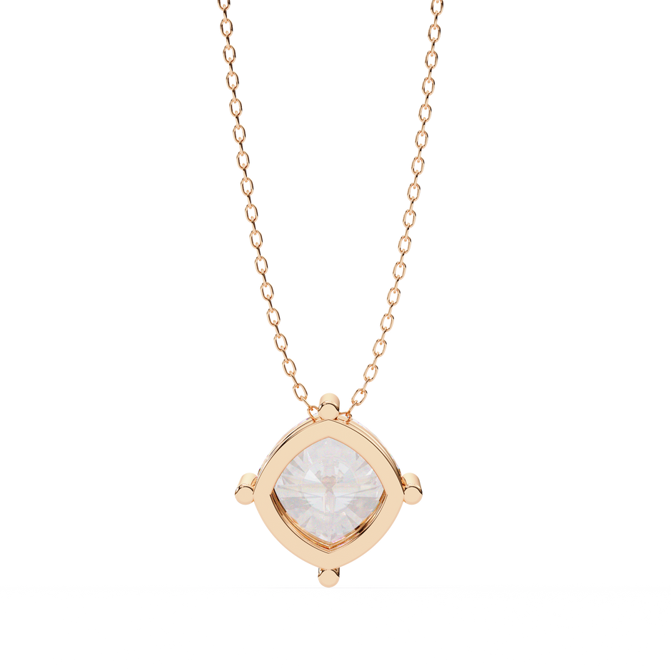Elongated Pavé Bar Pendant