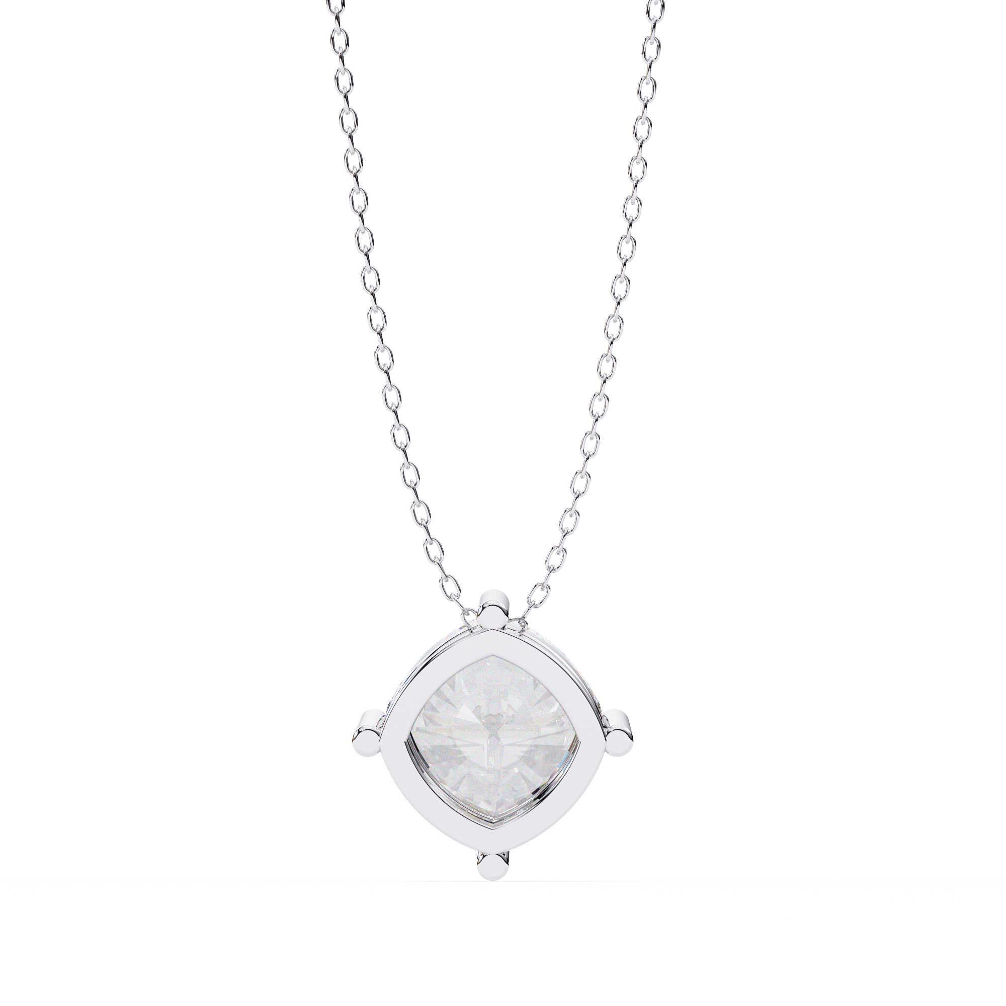 Elongated Pavé Bar Pendant