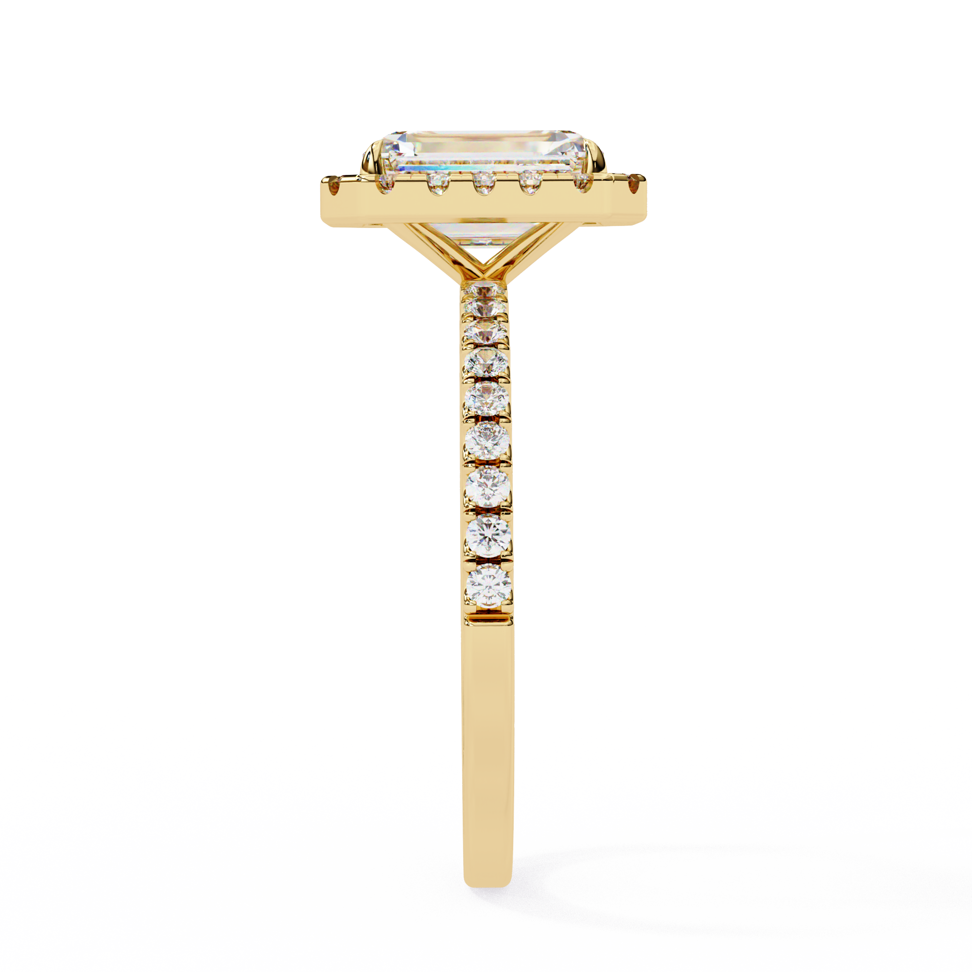 Oval-Cut Diamond Solitaire Ring in 10k–18k Gold
