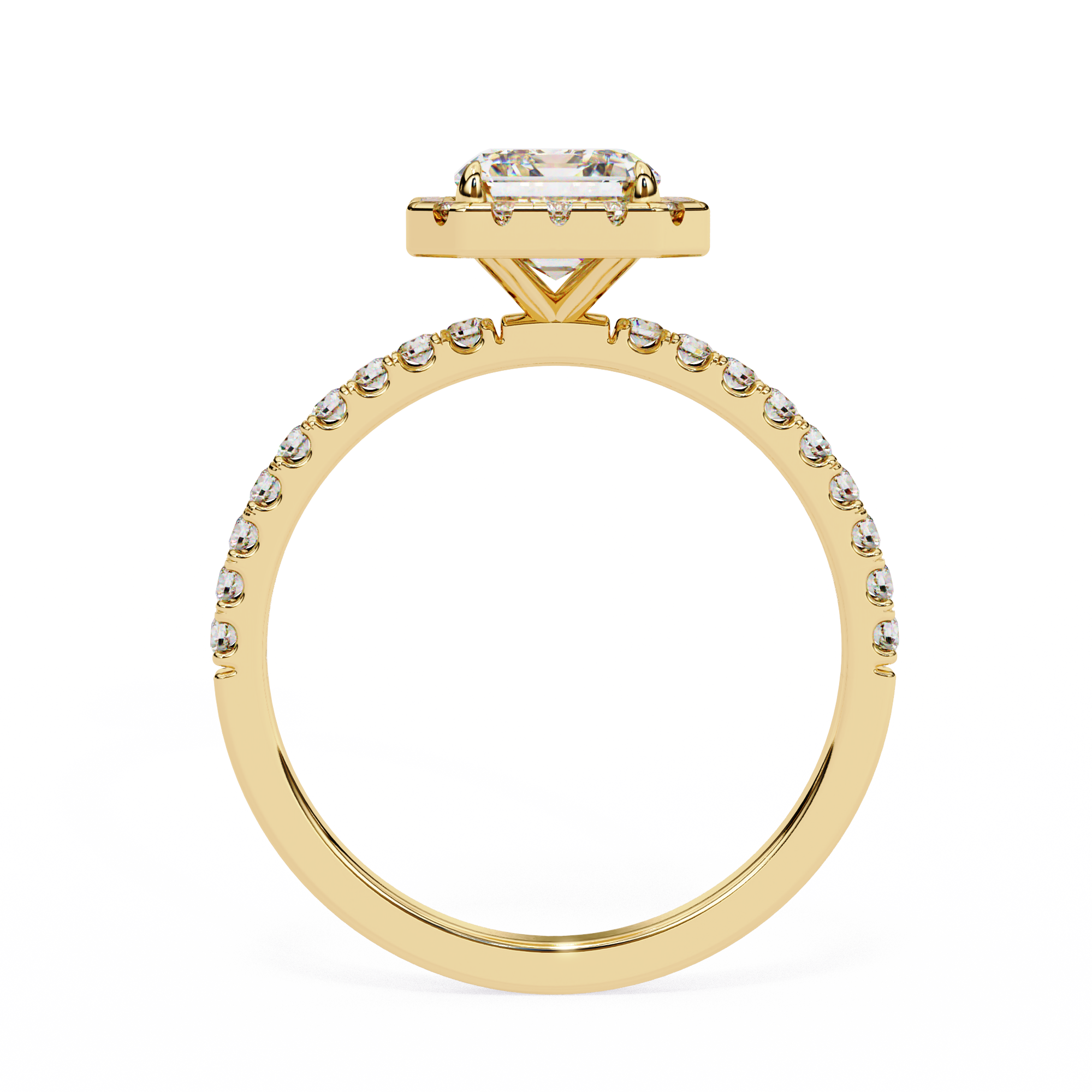 Oval-Cut Diamond Solitaire Ring in 10k–18k Gold