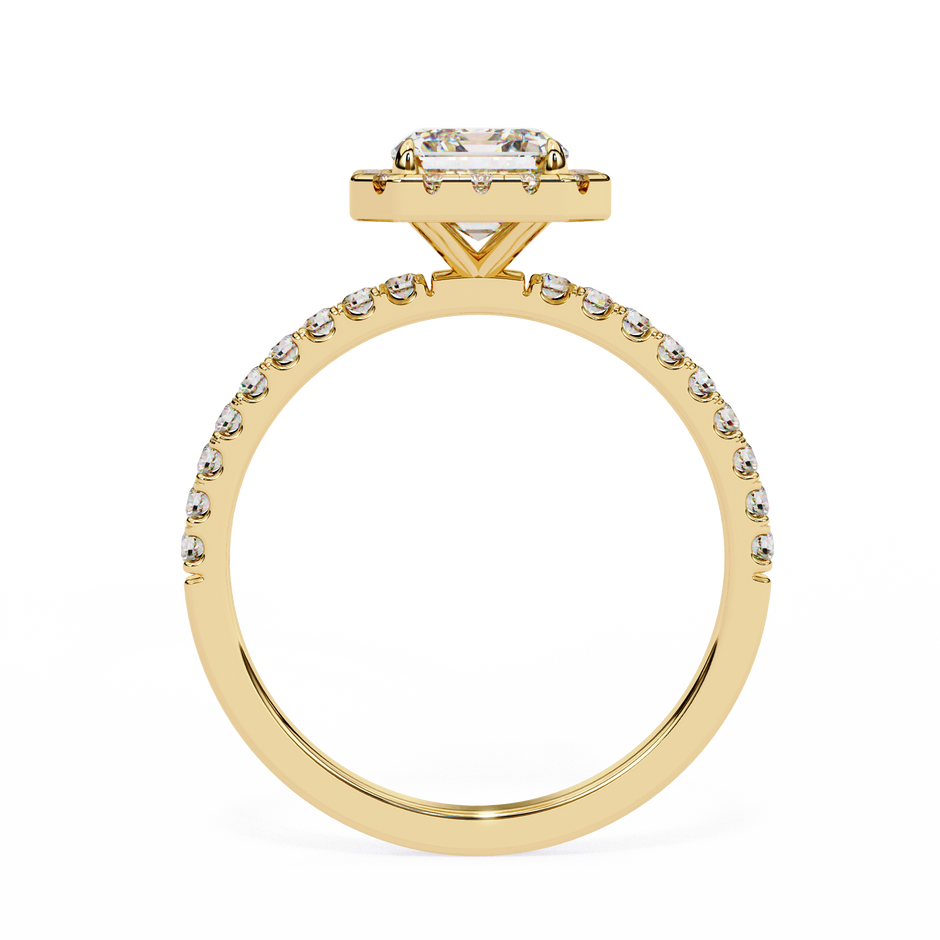 Oval-Cut Diamond Solitaire Ring in 10k–18k Gold