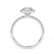 Oval-Cut Diamond Solitaire Ring in 10k–18k Gold