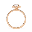 Oval-Cut Diamond Solitaire Ring in 10k–18k Gold