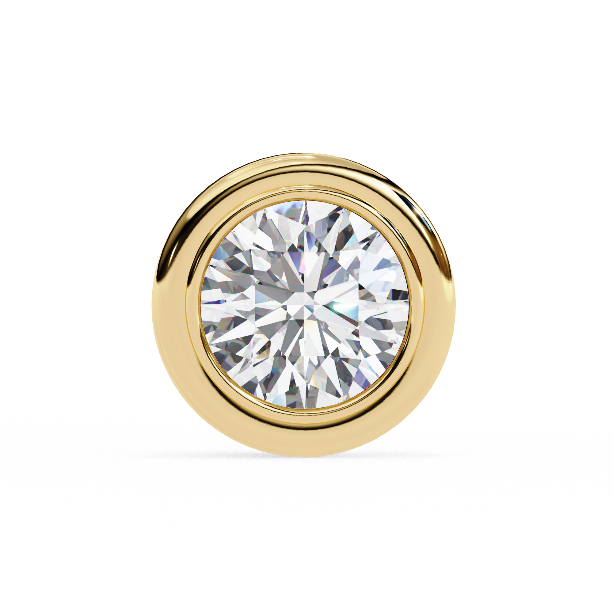 Imperial Grande Diamond Stud Earrings — 10k–18k Gold