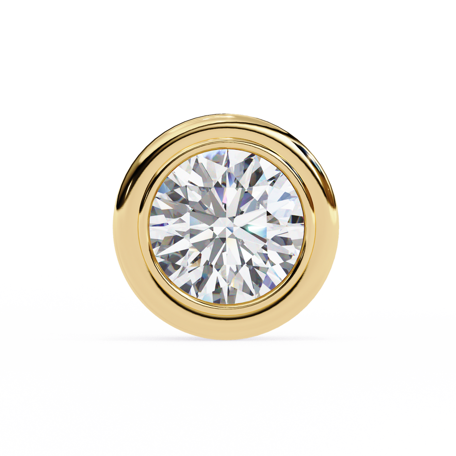 Imperial Grande Diamond Stud Earrings — 10k–18k Gold