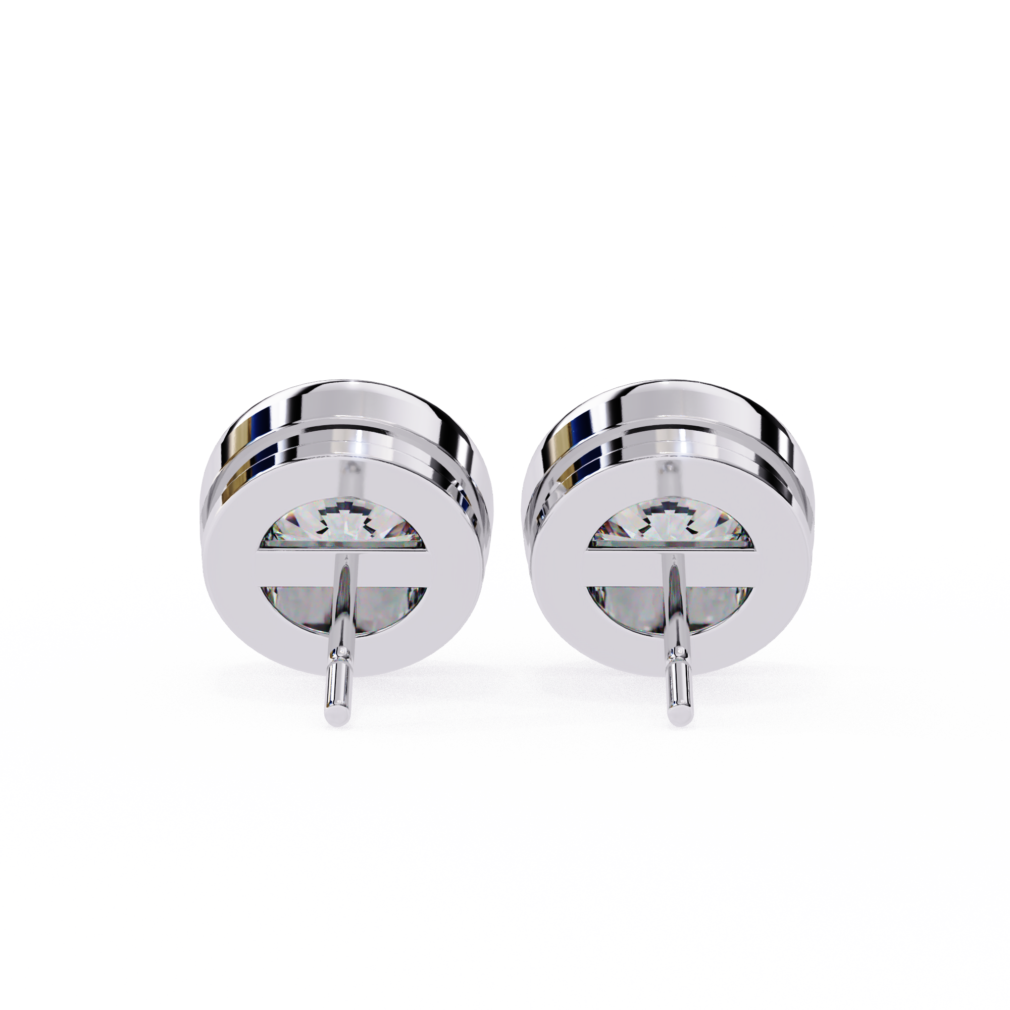 Imperial Grande Diamond Stud Earrings — 10k–18k Gold