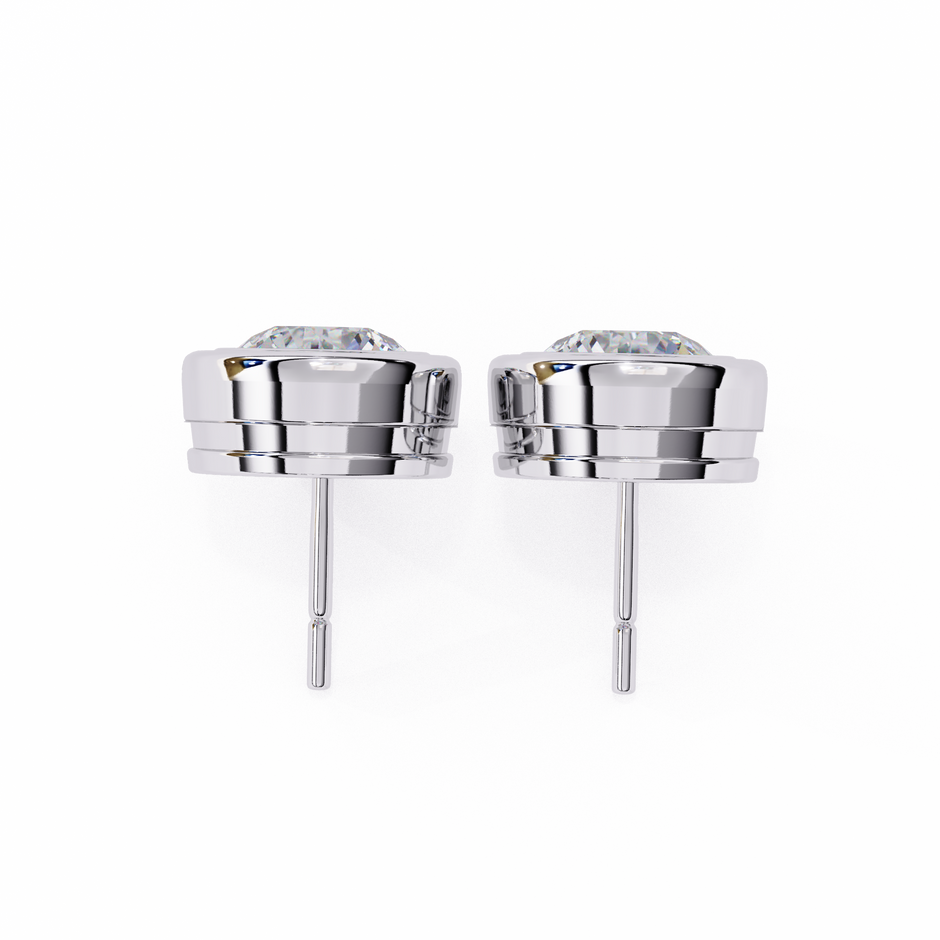 Imperial Grande Diamond Stud Earrings — 10k–18k Gold
