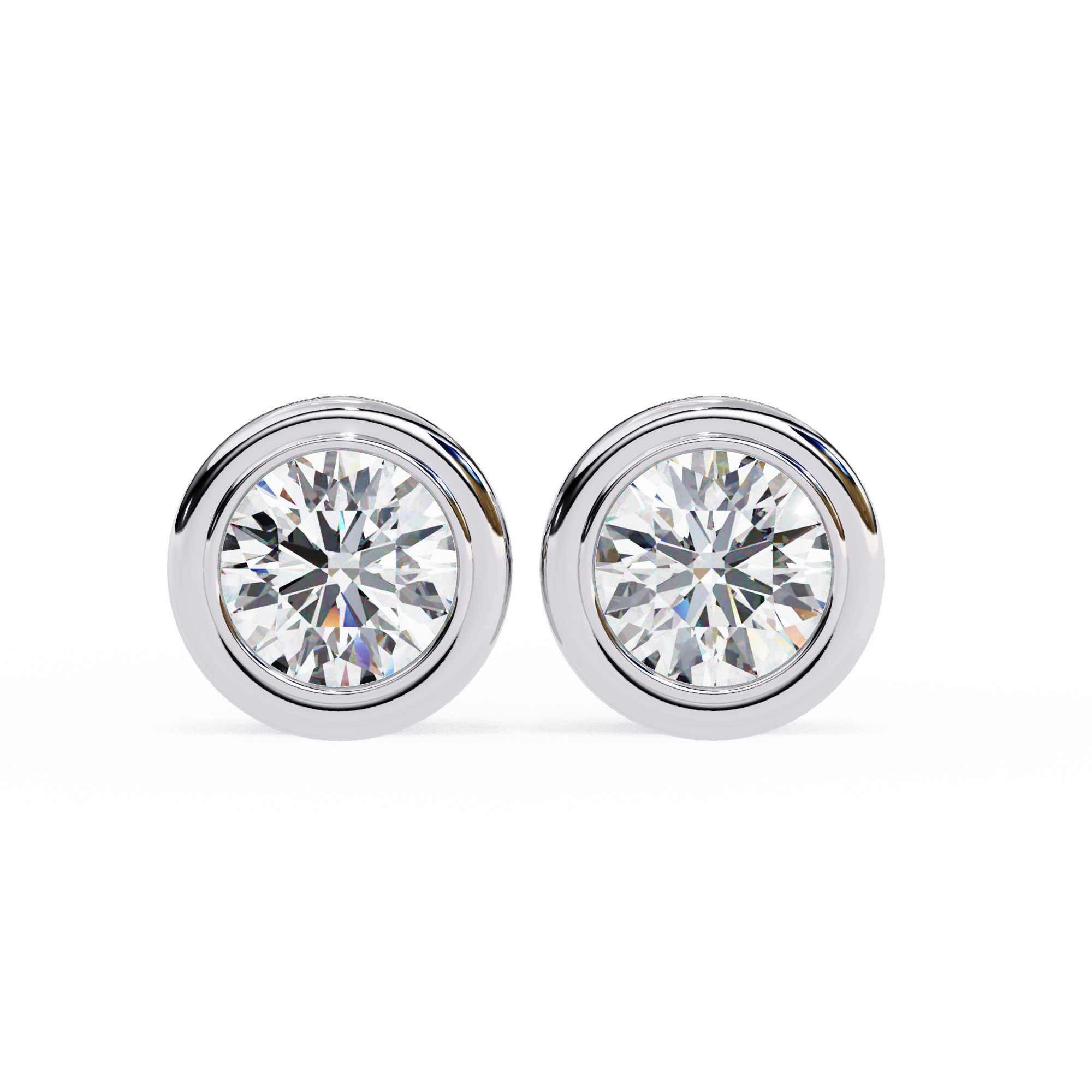 Imperial Grande Diamond Stud Earrings — 10k–18k Gold