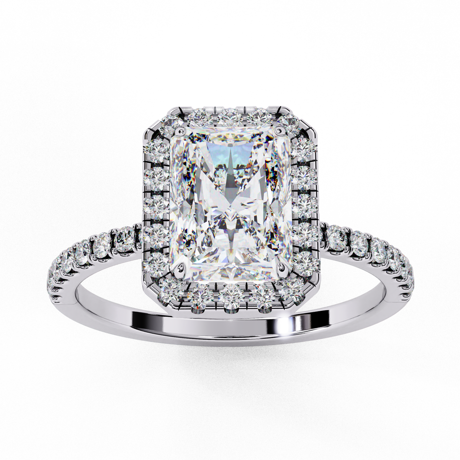 Oval-Cut Diamond Solitaire Ring in 10k–18k Gold