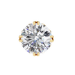 Essence Round Brilliant Stud Earrings — 10k–18k Gold