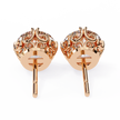 Essence Round Brilliant Stud Earrings — 10k–18k Gold