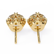 Essence Round Brilliant Stud Earrings — 10k–18k Gold