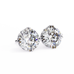 Essence Round Brilliant Stud Earrings — 10k–18k Gold