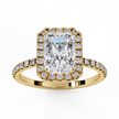 Oval-Cut Diamond Solitaire Ring in 10k–18k Gold
