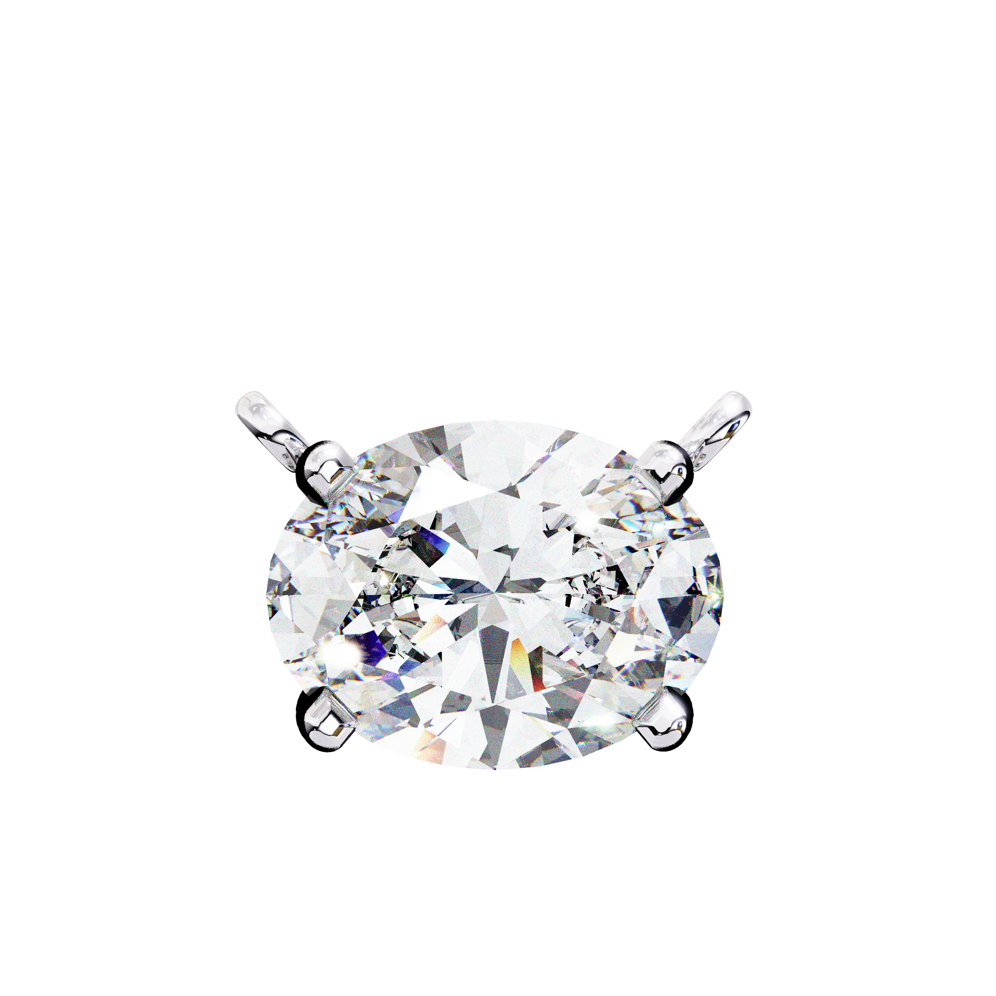 Pear Diamond Dangle Pendant