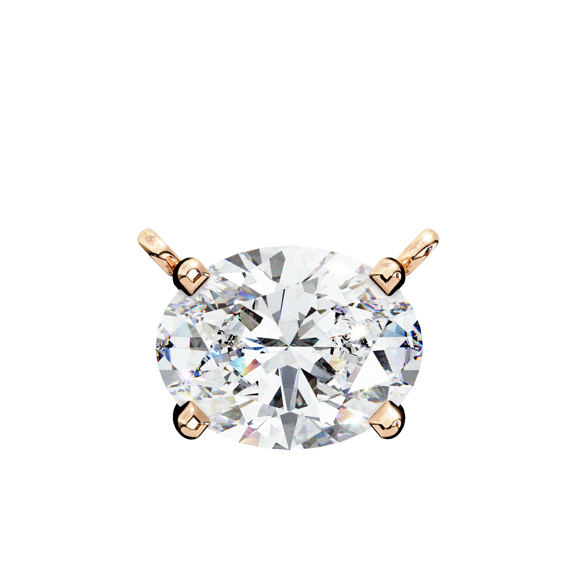 Pear Diamond Dangle Pendant