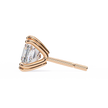 Élégance Princess Diamond Stud Earrings — 10k–18k Gold