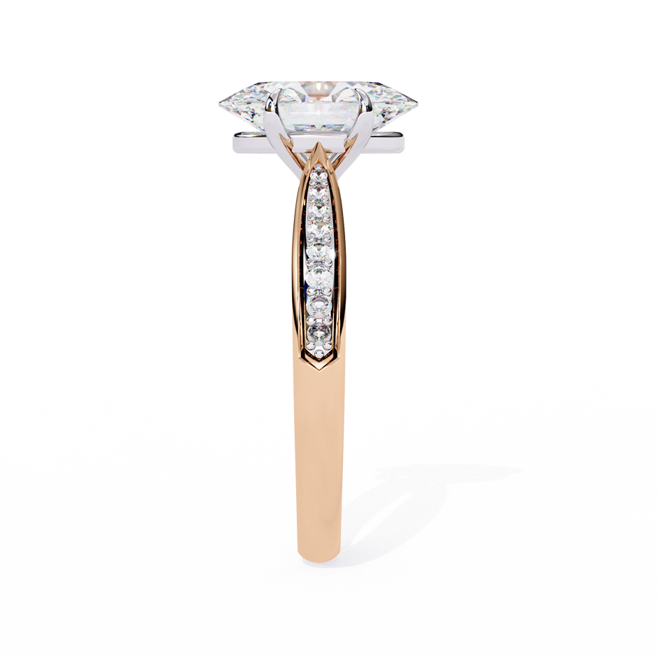 Round Brilliant Diamond Solitaire Ring in 10k–18k Gold