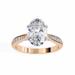 Round Brilliant Diamond Solitaire Ring in 10k–18k Gold