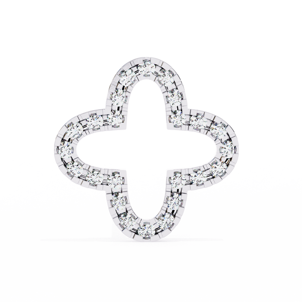 Héritage Oval Diamond Stud Earrings — 10k–18k Gold